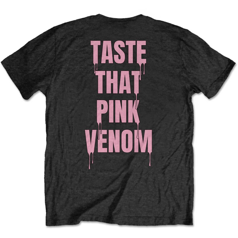 Blackpink - Taste That Heren Tshirt - Zwart